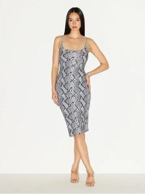 SKIMS Cling Matte Midi Tank Dress